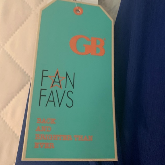 Gianni Bini Formal Long Maxi Gown Blue - Picture 12 of 12